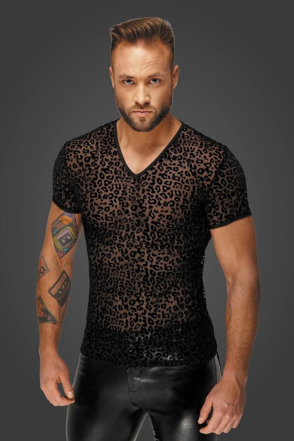 Leopardenflock Shirt No-H071